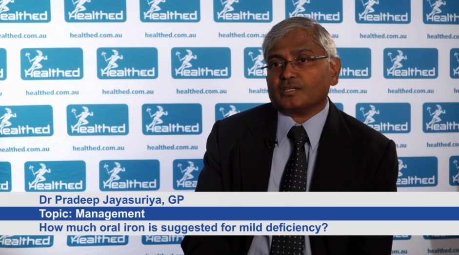 Management of Mild Iron Deficiency and Iron Infusion