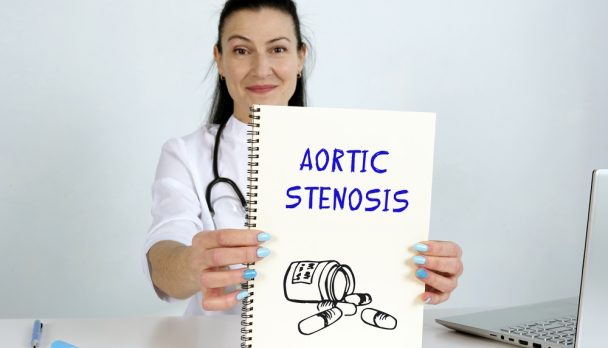 Aortic,Stenosis,Phrase,On,The,Screen.,Hematologist,Use,Cell,Technologies