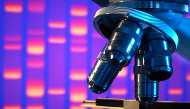 Laboratory microscope drug testing